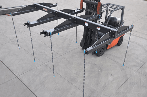 Haugen Forklift Mesh Handler - Landboss