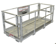 Haugen Galvanized Work Platform for Telehandlers - Landboss