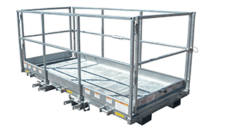 Haugen Galvanized Work Platform for Telehandlers - Landboss