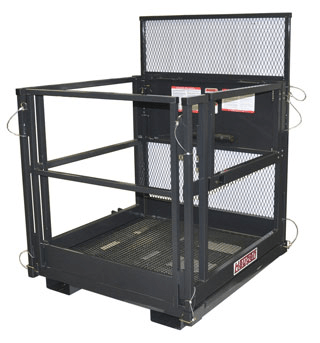 Haugen Handyman Platforms for Mast Style Forklifts - Landboss