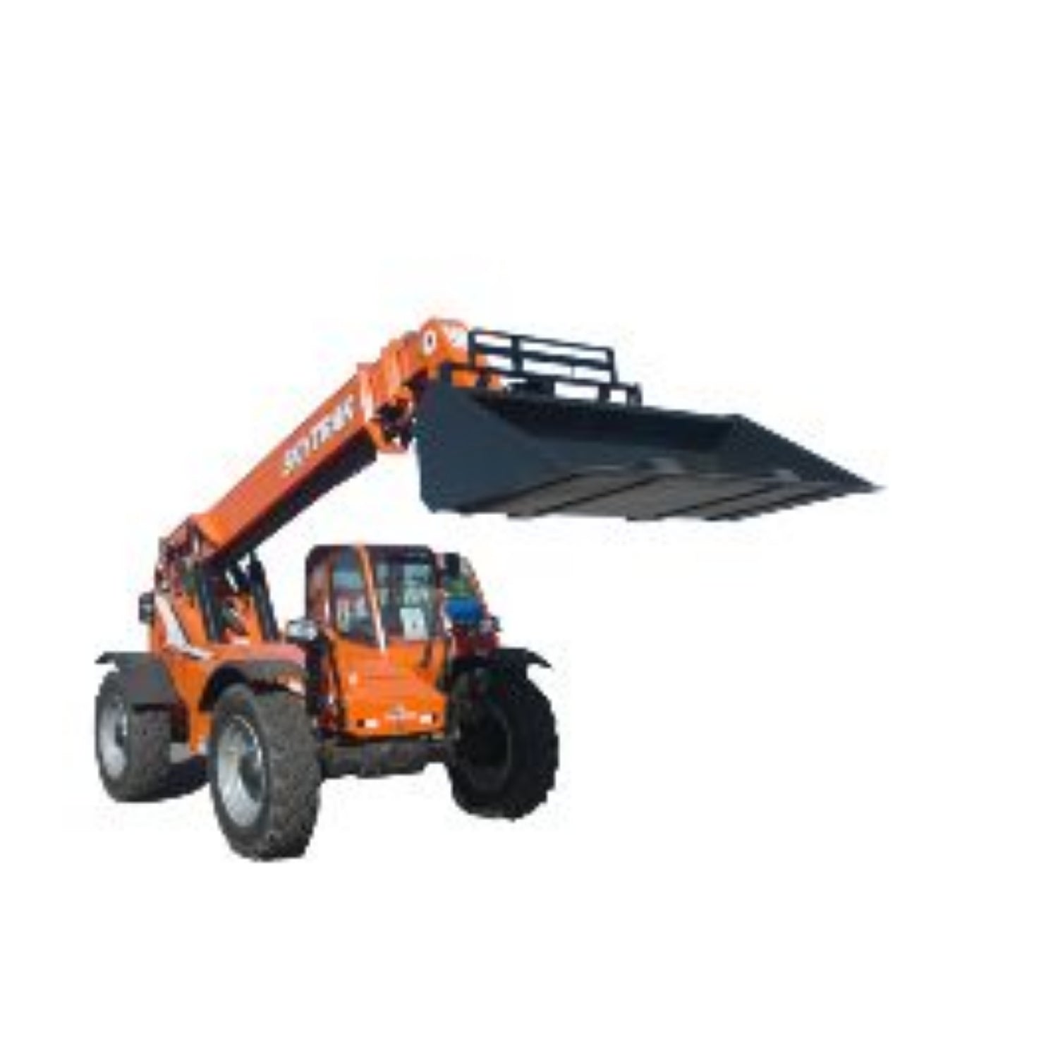 Haugen High-Capacity Telehandler Fork Slot Bucket — Landboss