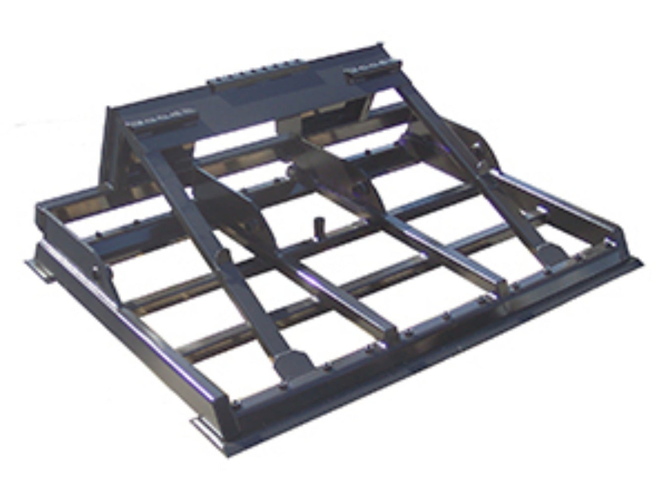 Haugen skid steer land plane attachment leveling gravel surface, heavy-duty grading tool