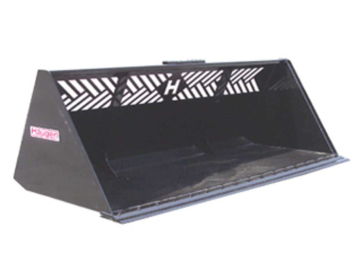 Haugen Attachments Medium Snow Buckets - For Skid-Steers — Landboss