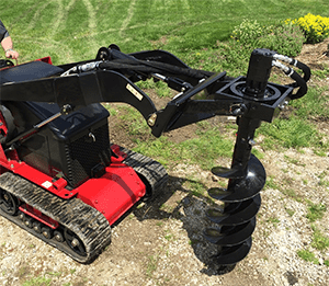 Haugen Mini Skid - Steer Auger - Landboss