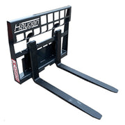 Haugen Mini Skid Steer Pallet Forks – Compact Fork Attachment-Landboss