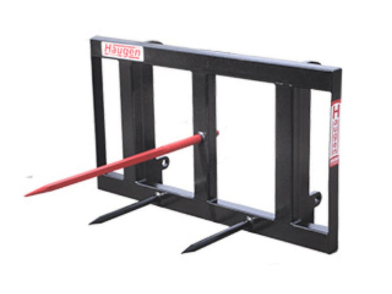 Haugen Round Bale Spears for Telehandlers - Landboss