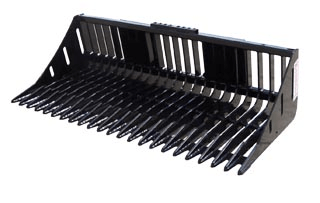 Haugen Skeleton Rock Bucket for Skid Steers - Landboss