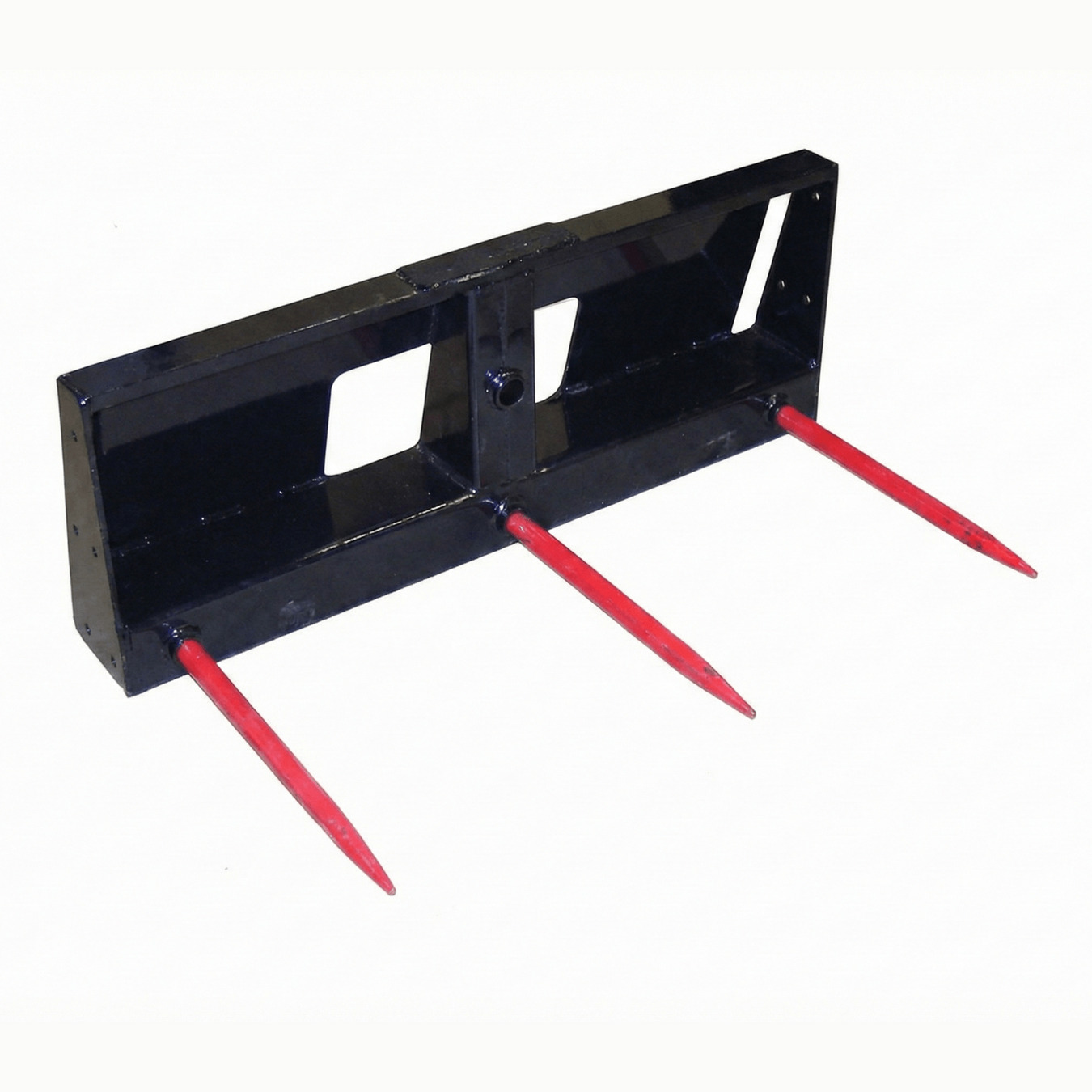 Haugen Square Bale Spear for Skid Steers – Triple Tine Steel Attachment-Landboss