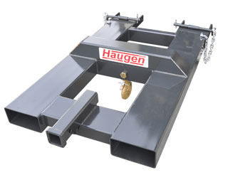 Haugen Swivel Hook with a 2" Receiver for Telehandlers - Landboss