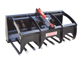 Haugen Utility/Manure Fork w/Grapple for Skid Steers - Landboss