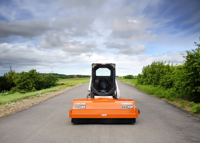 Broce Broom Pickup Broom Attachment for Skid Steer
