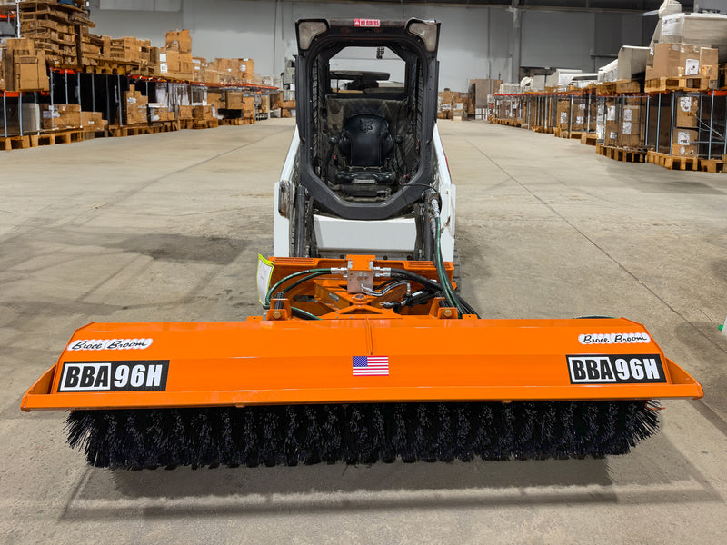 Broce Broom Angle Broom Attachment for Skid Steer