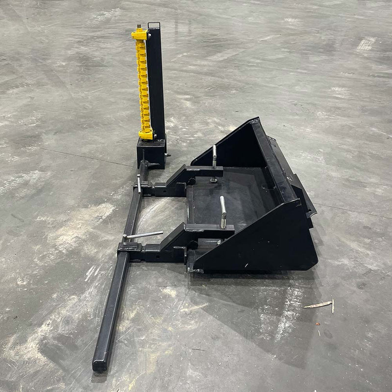 Limb Beaver Bucket Beaver 2 Foot Limb Trimming & Brush Clearing Attachment (with clamps) Bucket Attachment for Skid Steers and Tractor Loaders - Landboss