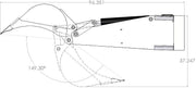 Loflin Fabrication Backhoe with Bucket - Landboss