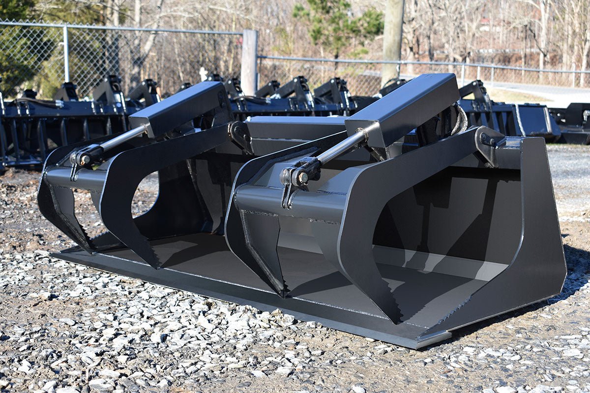 Loflin Fabrication Compact Tractor Grapple Bucket — LandBoss Equipment