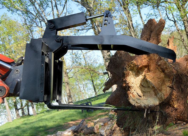 Loflin Fabrication Fork Grapple | Class 2 Skid Steer Forks - Landboss