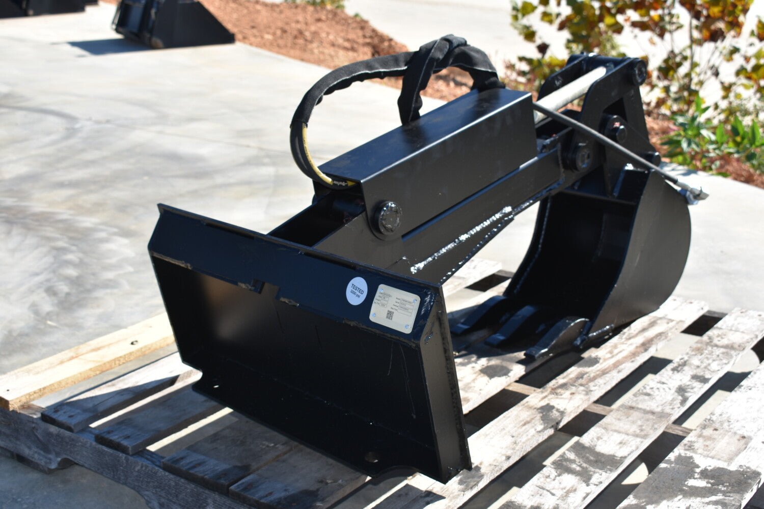 Loflin Fabrication Mini Backhoe Attachment – Skid Steer — Landboss