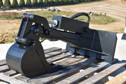 Loflin Fabrication Mini Backhoe with Bucket - Landboss