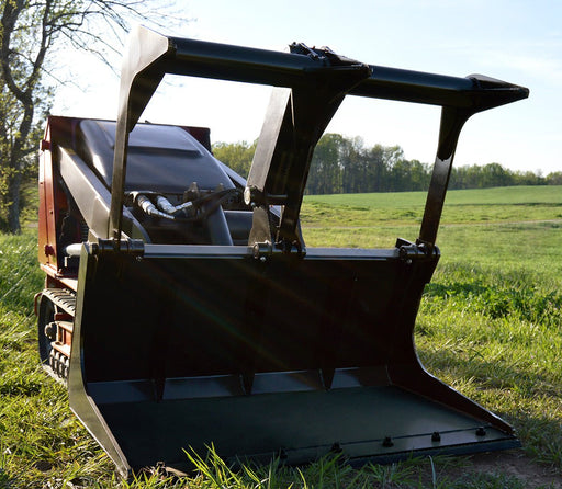 Loflin Fabrication Mini Skid & Compact Tractor Grapple Bucket - Landboss