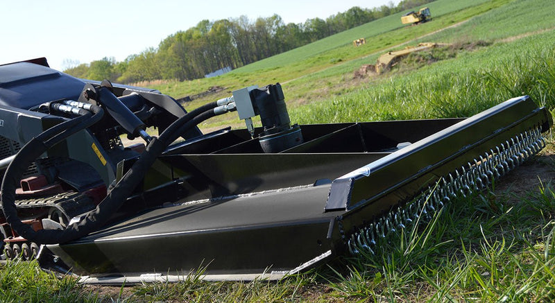 Loflin Fabrication Mini Skid Steer Brush Cutter - Landboss