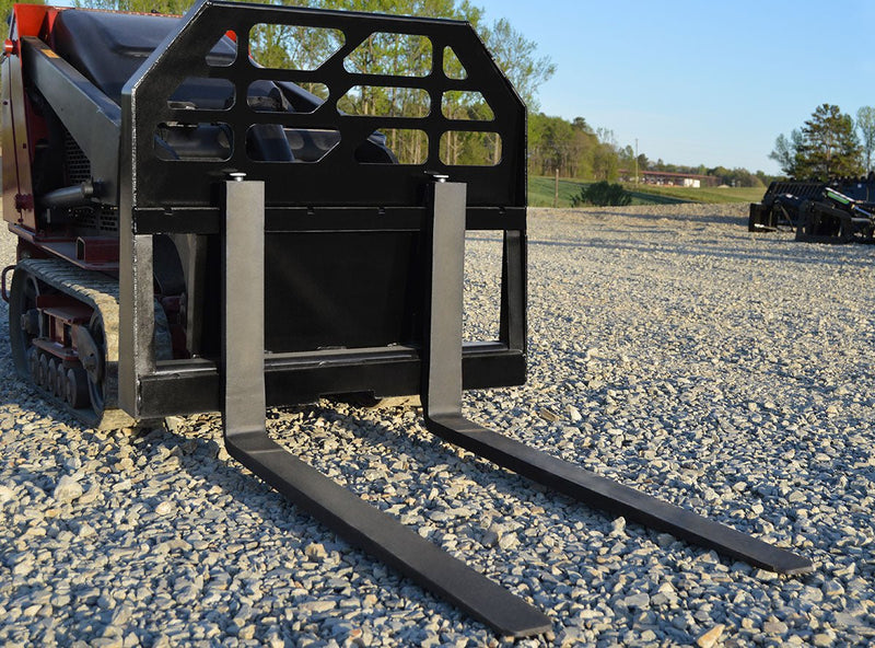 Loflin Fabrication Mini Skid Steer Fork Frame | 36" | Toro Dingo & Bobcat Mount - Landboss