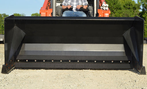 Loflin Fabrication Snow Pusher | 7' to 14' Widths | 3/8" Gusseted Sides - Landboss