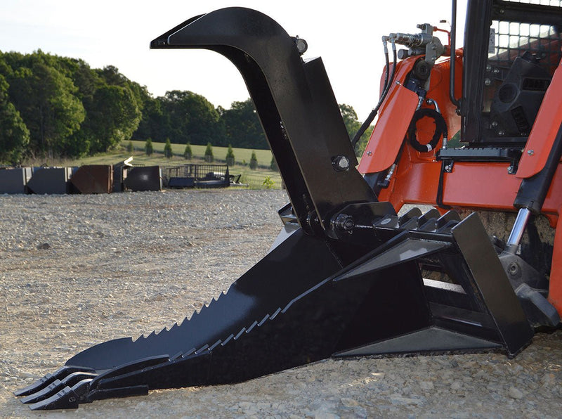 Loflin Fabrication Stump Bucket Grapple - Landboss