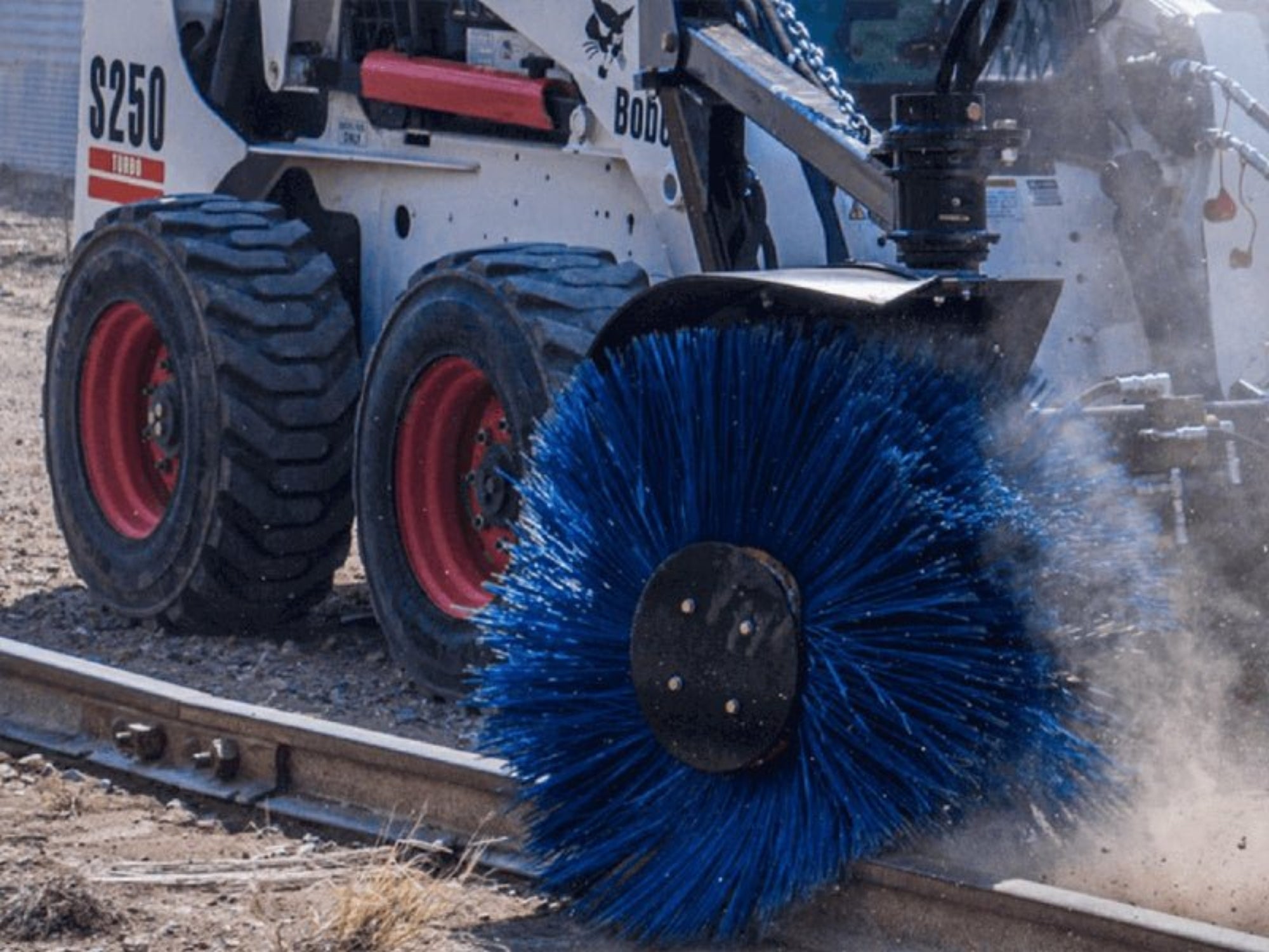 Feed Bunk Sweeper for Skid Steers | Maxx Attachments — LandBoss Equipment
