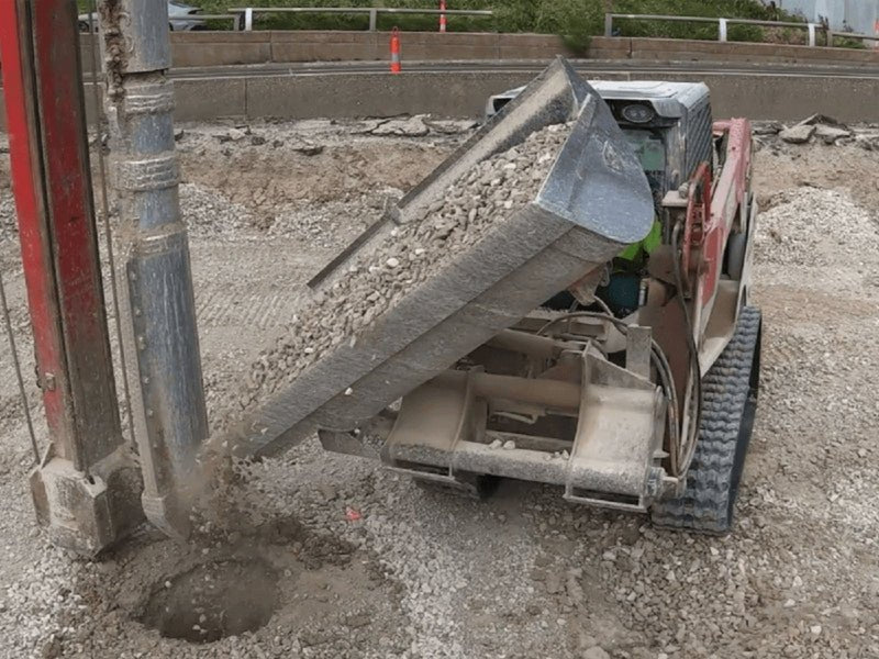 MAXX Side Dump Bucket for Skid Steers and Loaders - Landboss