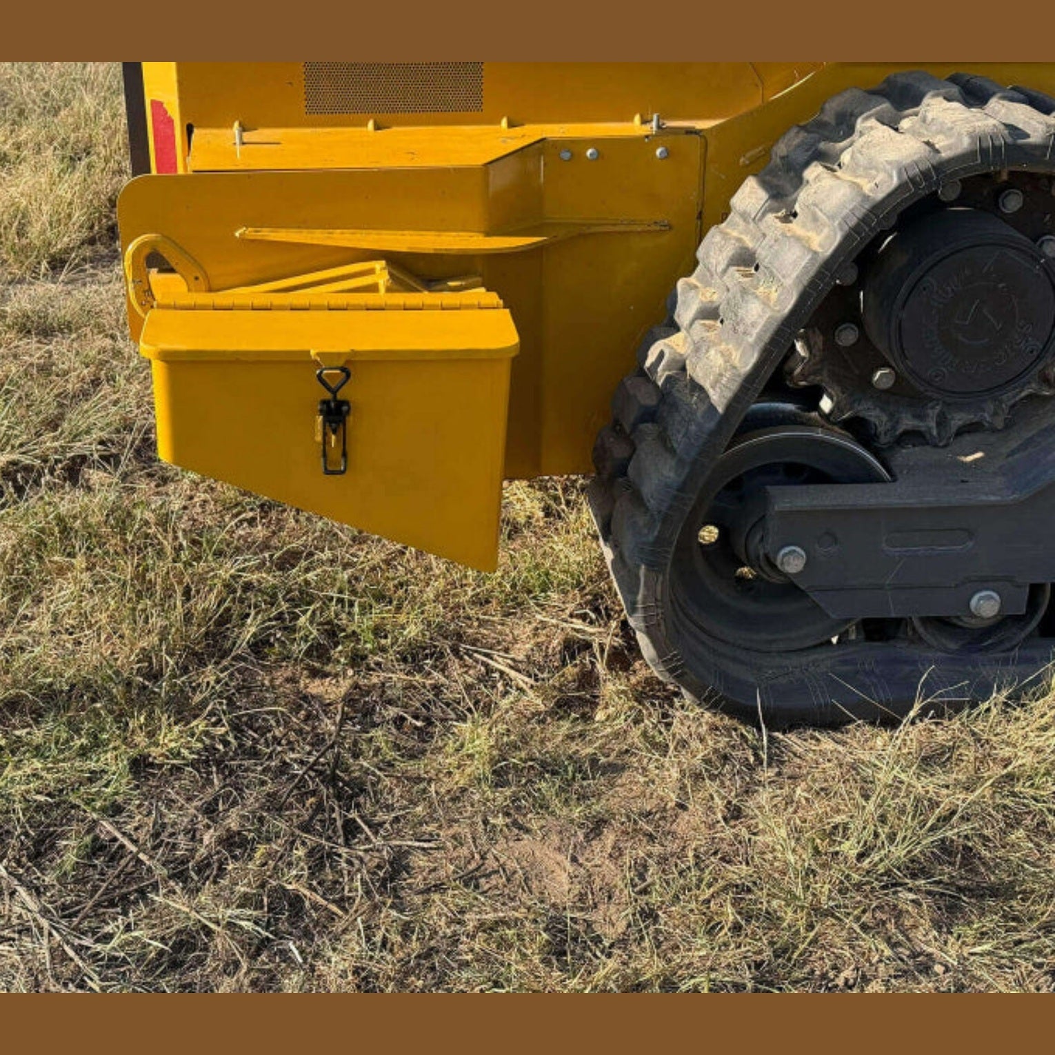 Loader Chain Storage Box Maxx Storage Toolbox for Skid Loaders – On-Machine Tool Storage Attach ...