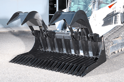 McLaren Industries Extreme Duty Skid Steer Rock Grapple Bucket - Landboss