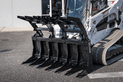 McLaren Industries Extreme Duty Skid Steer Root Rake Grapple - Landboss