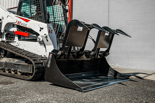 McLaren Industries Skid Steer Grapple Bucket - Landboss