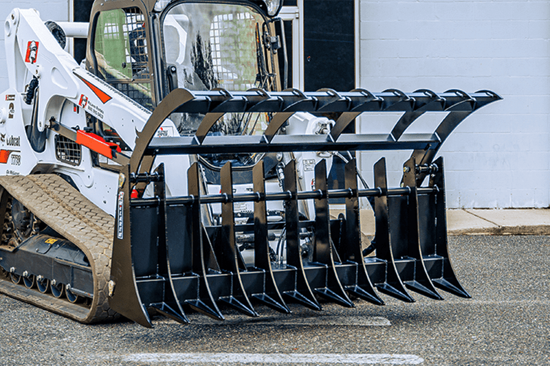 McLaren Industries Skid Steer Root Rake Grapple - Landboss