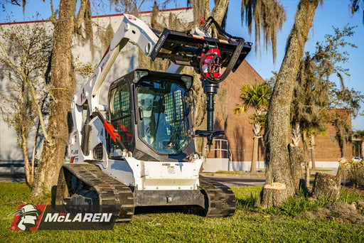 McLaren Industries Skid Steer Stump Shaver 10" & 14" Wide - Landboss
