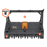 Shearex Skid Steer Solid Drum Mulcher - Landboss