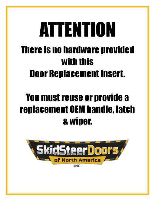 Skid Steer Doors of North America Kubota SVL 1/4" Rollup Skid Steer Door - Landboss