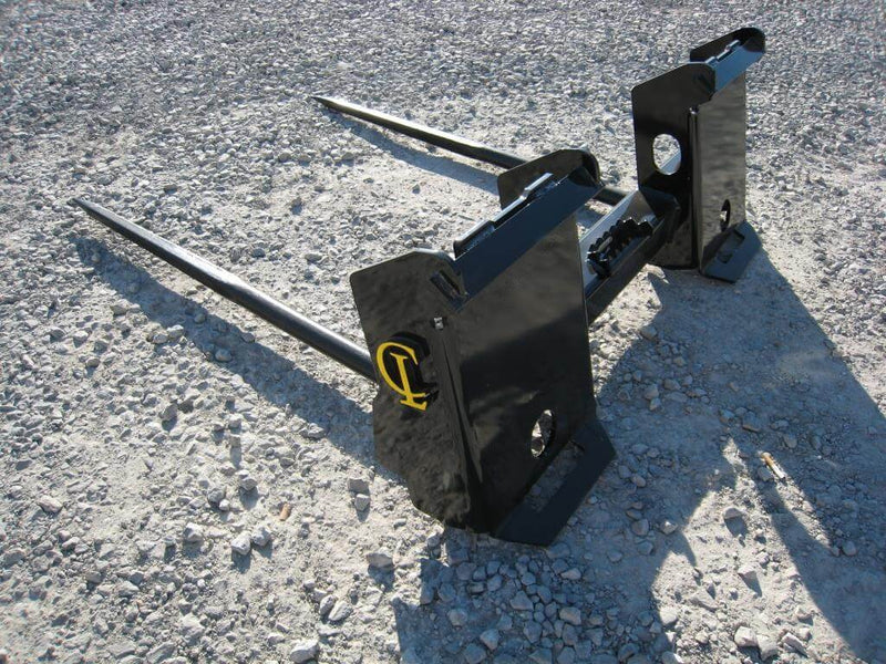 CL Fabrication Bale Spears for Skid Steer, Tractor 3 Point Hitch or Front Loader