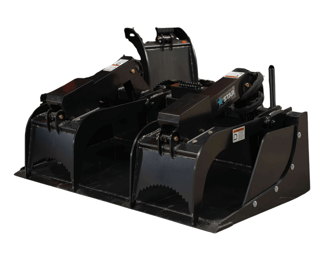 Star Industries 175-72 Heavy Duty Skid Steer Grapple Bucket — Landboss
