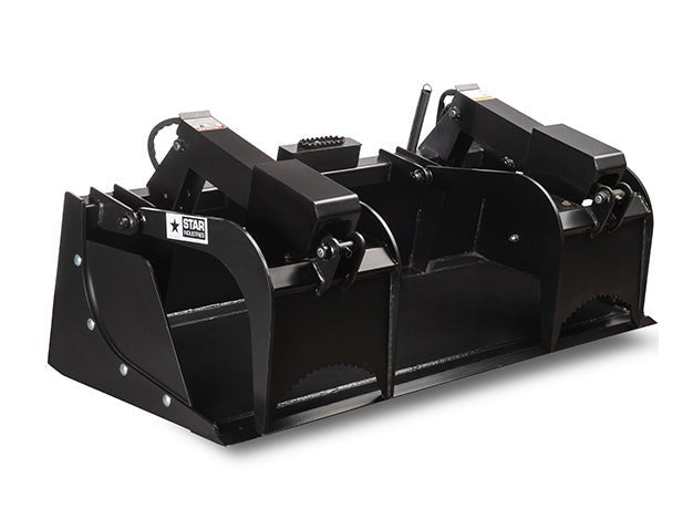 Star Industries 175DG - 72 Heavy Duty Skid Steer Grapple Bucket - Landboss