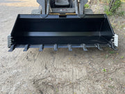 Star Industries LP22A - 72T Low Profile Dirt Skid - steer Buckets With Teeth - Landboss