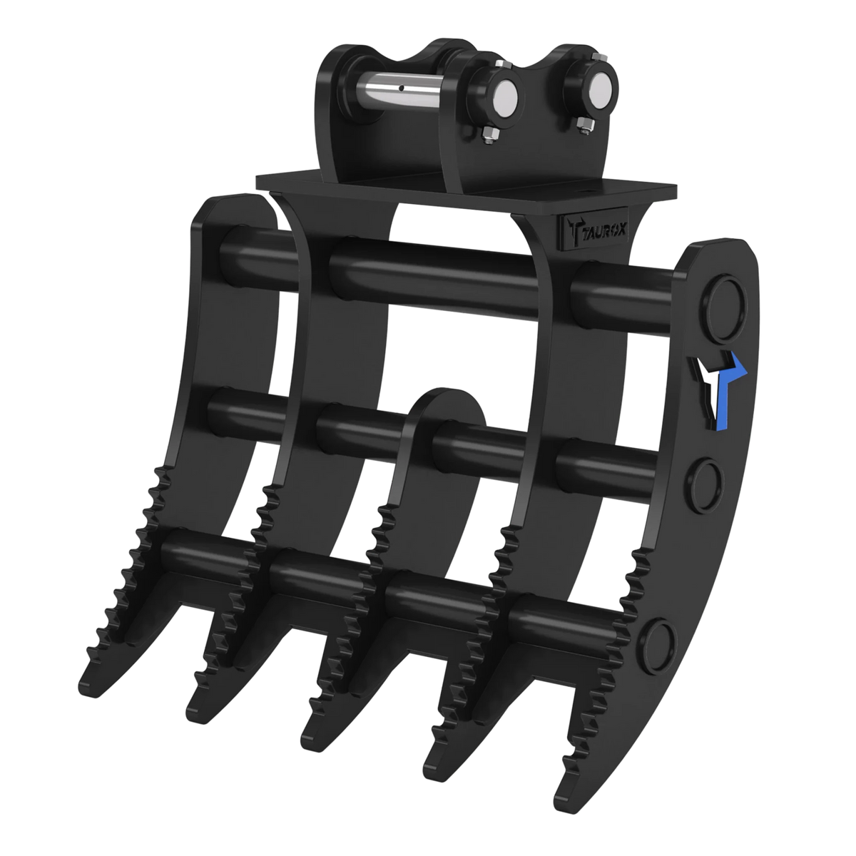 Taurox 24″ Root Rake for 1‑2 Ton Excavators — LandBoss Equipment