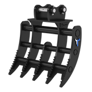 Taurox 2‑3 Ton 24″ Root Rake - Landboss
