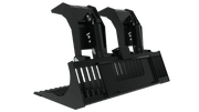 Top Dog Attachments BRUSH BUCKET W/ GRAPPLE - Landboss
