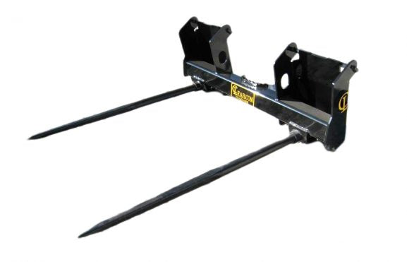CL Fabrication Bale Spears for Skid Steer, Tractor 3 Point Hitch or Front Loader