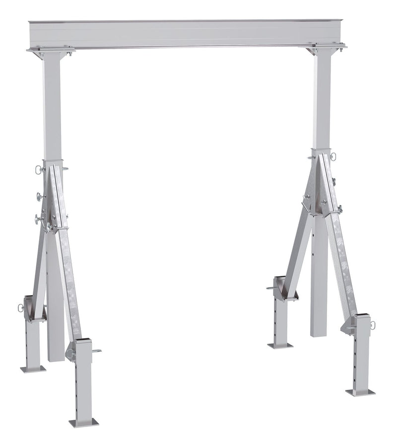 Vestil Adjustable Height Aluminum Gantry Cranes with Adjustable Leveling Option - Landboss