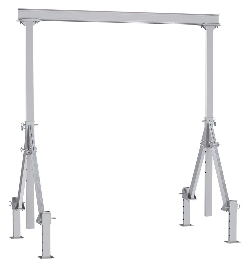 Vestil Adjustable Height Aluminum Gantry Cranes with Adjustable Leveling Option - Landboss