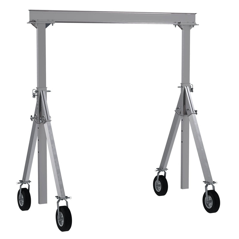 Vestil Adjustable Height Aluminum Gantry Cranes with Pneumatic Casters - Landboss