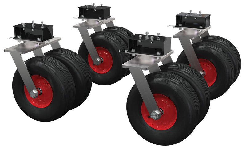 Vestil Adjustable Steel Gantry Cranes with Pneumatic Casters - Landboss