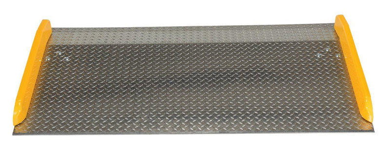 Vestil Aluminum Truck Dockboards with Steel Safety Curbs - Landboss